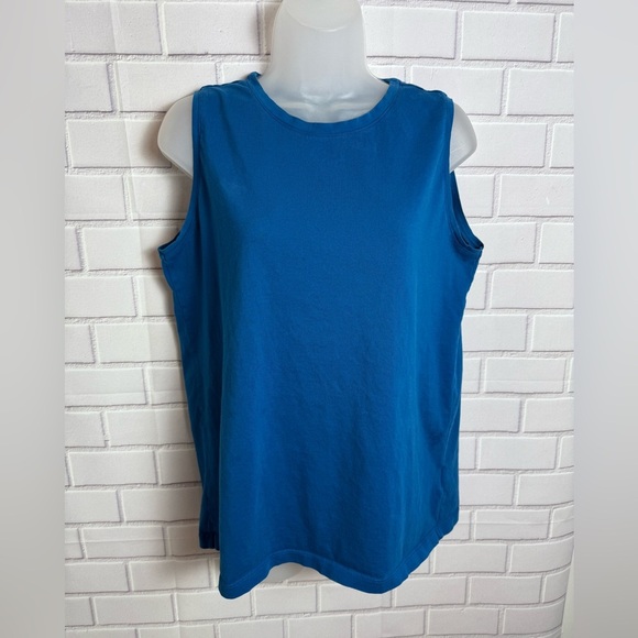 Lands' End floral Yellow and blue women’s cotton Tops Bundle of 2/size M - Picture 9 of 13